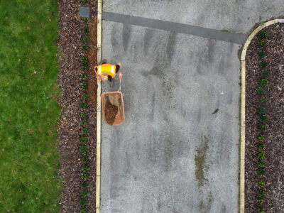 Bordon Military Cemetery Box Hedging Installation